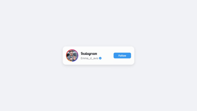 Instagram Follow Button AI motion template preview