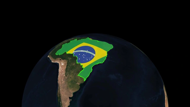 Globe Country Flag Fill AI motion template preview