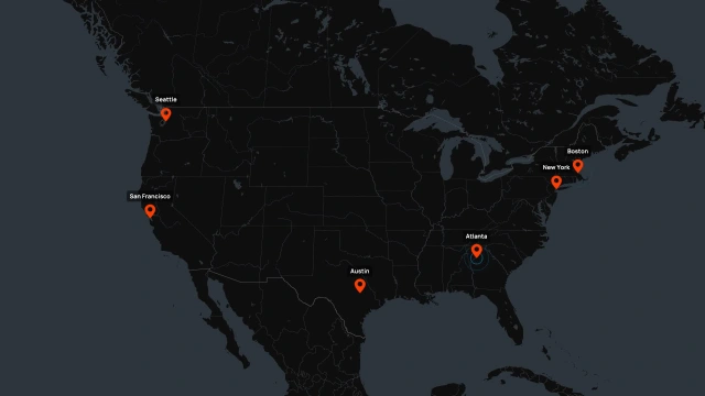 US City Pin Marker Reveal AI motion template preview
