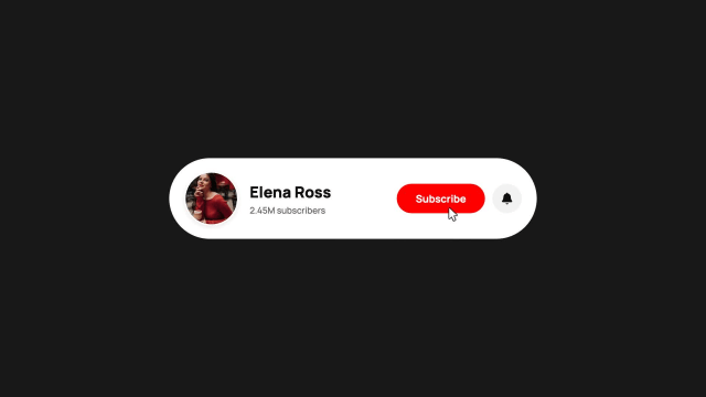 YouTube Subscribe AI motion template preview