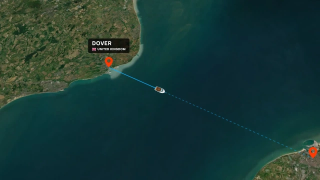 Ferry Route Animation AI motion template preview