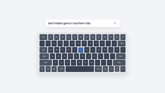 Interactive Keyboard Typing Simulat AI motion template preview