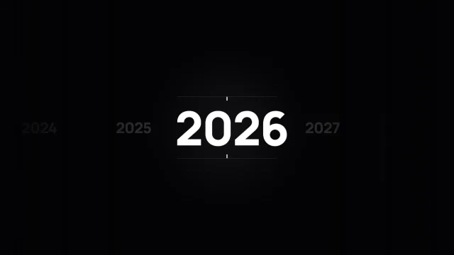 Yearly Timeline Scroller AI motion template preview