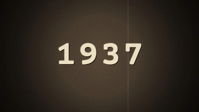 Vintage Film Year Counter AI motion template preview