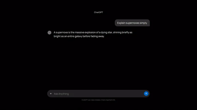 ChatGPT Chat Animation AI motion template preview
