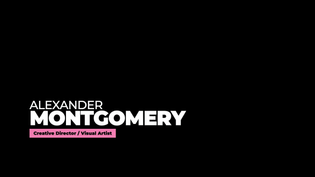 Interview Name Lower Third AI motion template preview