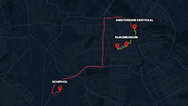Multi-Modal Route Animation AI motion template preview
